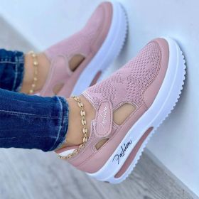 Womens Sneakers Casual Shoes Ladies Running Shoes Female Platform Shoes Mesh Breathable Comfort Women Sport Shoes Tennis (Shoe Size: 41, Color: Pink)