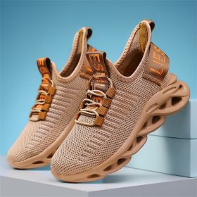 New Style Kids Shoes Boys Breathable Sports Shoes Girls Fashion Casual Shoes Kids Non-Slip Sneakers Children Running Shoes (Shoe Size: 39, Color: Khaki)