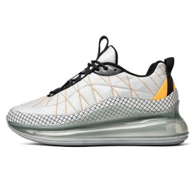 2022 New Running Shoes Men Fashion Blade Sneakers Male Summer Breathable Mesh Sport Tennis Shoes Street Hot Flats Sneakers (Color: GRAY, size: 43)