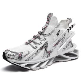 Men Sneakers Luxury Men Shoes Blade Fashion Men Shoes High Top Running Shoes for Men Sport Shoes Sneakers Zapatillas Hombre male (Color: white colorful, size: 41)