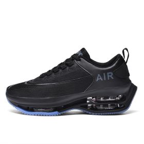 New Air Running Shoes Man Brand Cushion Jogging Shoes Athletic Training Sport Sneakers Men's Lightweight Walking Shoes Mesh Shoe (Color: 399 black, size: 44)