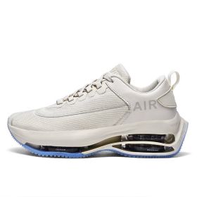 New Air Running Shoes Man Brand Cushion Jogging Shoes Athletic Training Sport Sneakers Men's Lightweight Walking Shoes Mesh Shoe (Color: 399 white beige, size: 46)