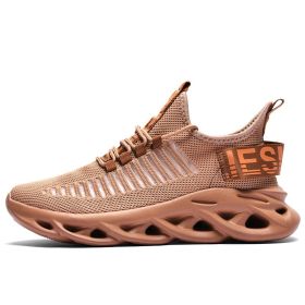 Women and Men Sneakers Breathable Running Shoes Outdoor Sport Fashion Comfortable Casual Couples Gym Mens Shoes Zapatos De Mujer (Color: 101 brown, size: 39)