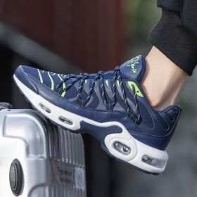 New Arrival Cushion Mesh Breathable Running Shoes Army Green Light Summer Walking Shoes Men Women Sneakers Hombre Big Size 39-47 (Color: 8910 blue, size: 44)