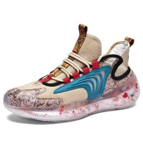 Sneakers Men Shoes 2022 Fashion Plus Size Light Running Shoes White Basket Sneakers Breathable Walking Flats Street Hombre Shoe (Color: Brown, size: 40)