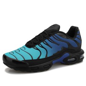 Professional Air Cushion Mesh Breathable Running Shoes Mens Womens Training Sneakers Black Platform Jogging Sneakers Zapatillas (Color: Green, size: 46)