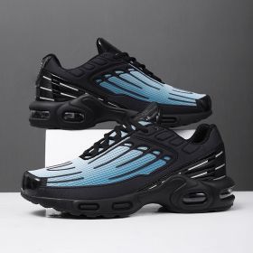 Mens Sport Running Shoes Summer Breathable Mesh Walking Jogging Athletic Sneakers Lightweight Outdoor Male Trainer Hombre Shoes (Color: navy blue H218, size: 39)