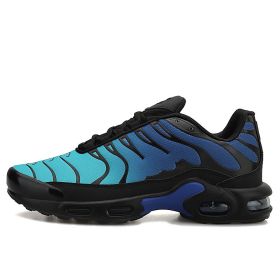 Mens Sport Running Shoes Summer Breathable Mesh Walking Jogging Athletic Sneakers Lightweight Outdoor Male Trainer Hombre Shoes (Color: blue green A18, size: 39)