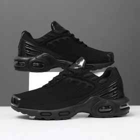 Mens Sport Running Shoes Summer Breathable Mesh Walking Jogging Athletic Sneakers Lightweight Outdoor Male Trainer Hombre Shoes (Color: black H218, size: 38)