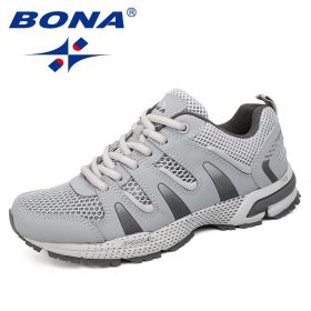 BONA New Arrival Classics Style Women Running Shoes Outdoor Jogging Sneakers Comfortable Athletic Shoes Women Fast Free Shipping (Color: Deep blue, size: 6.5)