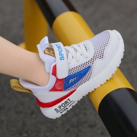 2022 Kids Tenis Sneakers Fashion Boys Sport Running Shoes Children Breathable Mesh Casual Walking Shoes Non-slip Girls Sneakers (Color: YJY425908-1, size: 31)