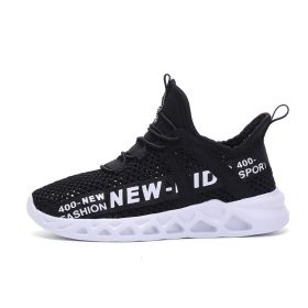 2019 Spring Autumn Kids Sport Running Shoes Boys Sneakers Tenis Basket Footwear Red Black Breathable Girls Soft Chaussure Enfant (Color: white hollow shoes, size: 11.5)