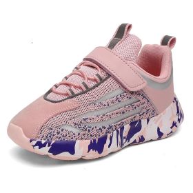 2022 Kids Running Sneakers Girl Children's Shoes Girls Sneakers Children Footwear Shoes For Girls Children's Sports Shoes Boys (Color: Pink, size: 34)