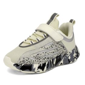 2022 Kids Running Sneakers Girl Children's Shoes Girls Sneakers Children Footwear Shoes For Girls Children's Sports Shoes Boys (Color: Beige, size: 38)