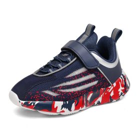 2022 Kids Running Sneakers Girl Children's Shoes Girls Sneakers Children Footwear Shoes For Girls Children's Sports Shoes Boys (Color: blue red, size: 38)