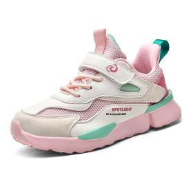 2022 Kids Sheos For Girls Sneakers Fashion Boys Casual Children Shoes Girl Sport Running Child Shoes Chaussure Enfant (Color: Pink, size: 35)