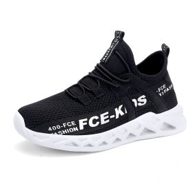 FLARUT Kids Running Shoes Sport Shoes Boys Sneakers Outdoor Light Tenis Basket Footwear Red Black Girl Breathable Soft Shoes (Color: white boys sneakers, size: 11.5)