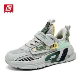 New Spring Autumn Kids Teens Sneakers Shoes for Girls Sport Child Leisure Tenis Infantil Casual Fashion Running Shoes Boy 28-38 (Color: 424503-HL, size: 35)