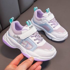 2022 Autumn New Tennis Girl Sneakers Children Boy Baby Mesh Breathable Kids Shoes Toddler Flats Outdoor Casual Running Training (Color: BS0716972-2, size: 33)