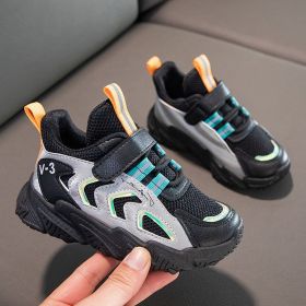 2022 Autumn New Tennis Girl Sneakers Children Boy Baby Mesh Breathable Kids Shoes Toddler Flats Outdoor Casual Running Training (Color: BS07169352-3, size: 29)