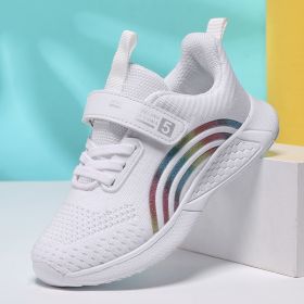 Kids Fashion Sneakers for Boys Girls Mesh Tennis Shoes Breathable Sports Running Shoes Lightweight Children Casual Walking Shoes (Color: TNM430868-3, size: 38)